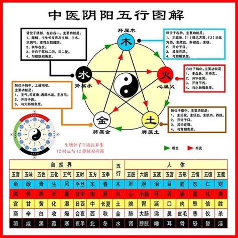 五味五行|史上最全：中医五行、五脏、五味、五色、五官、五情、五季、五。